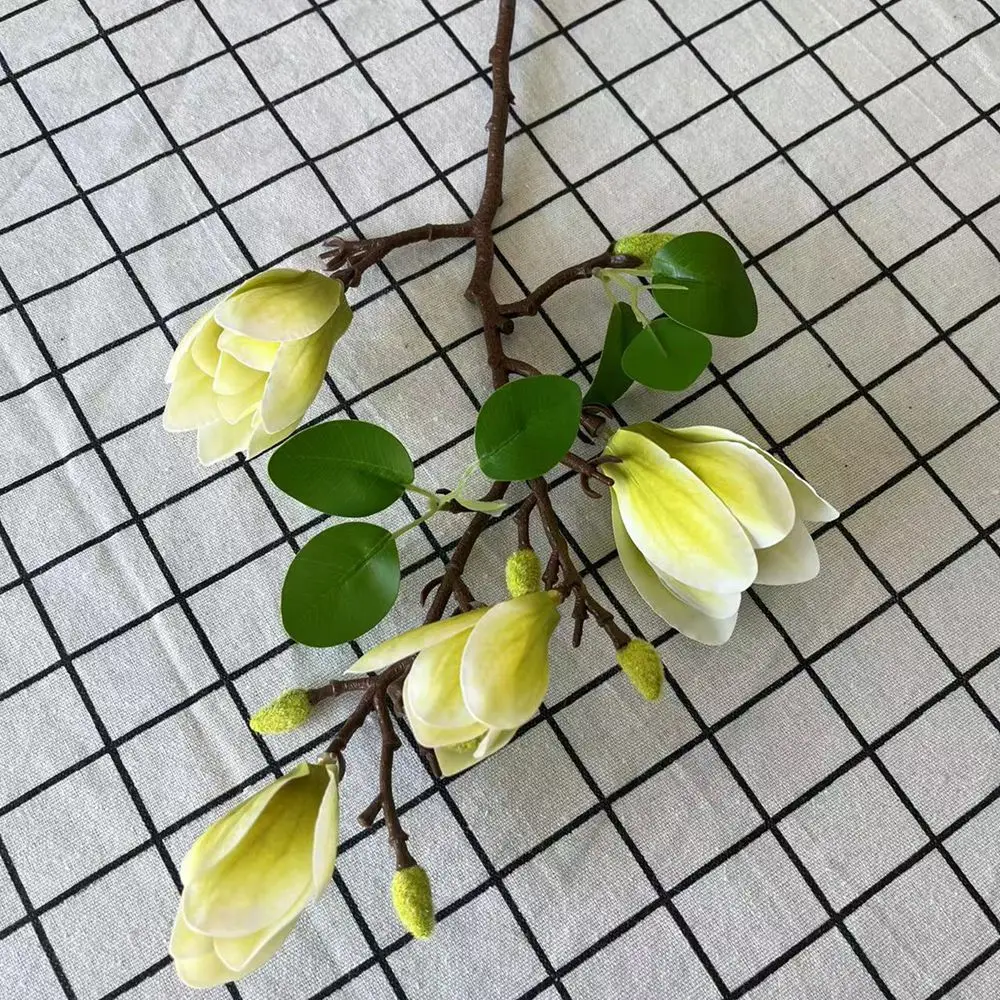 

Искусственные Цветы Магнолии Из Шелка Для Свадебного Декора, Букетов, Украшения Столов, Интерьера Дома, Улицы, Сада