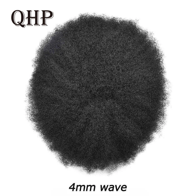 

Men Toupee Male Hair Capillary Prosthesis Men's Wigs Replacement System Durable Mono Unit 100% Human Hair Wig For Afro Men