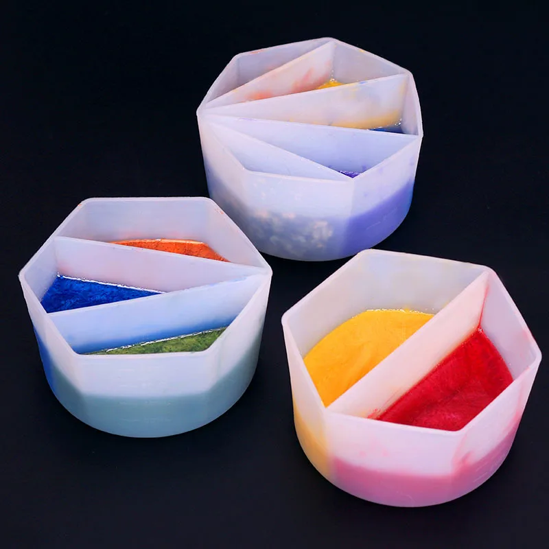 Купи Silicone Distributing Cup Measuring Cups Kit Resin Tools Color Mixing Toning Dispensing DIY Epoxy Resin Crafts Jewelry Making за 124 рублей в магазине AliExpress