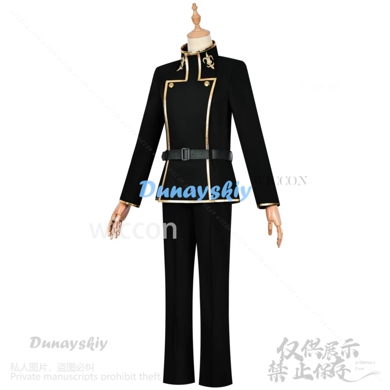 Anime Codee Geasss Cosplay Lelouchh Lamperougee Costume DK School Uniform Wigs For Halloween Christmas Man Cos Customized