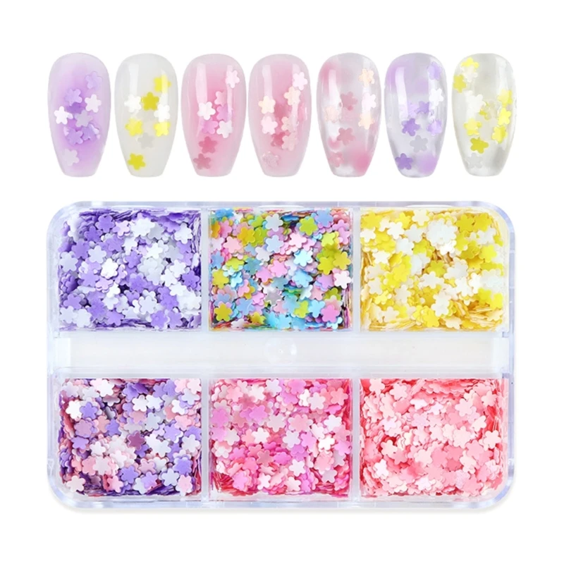 

652F Glitter Flakes Confetti Resin Fillings Epoxy Resin Mold Fillers Nail Sequins