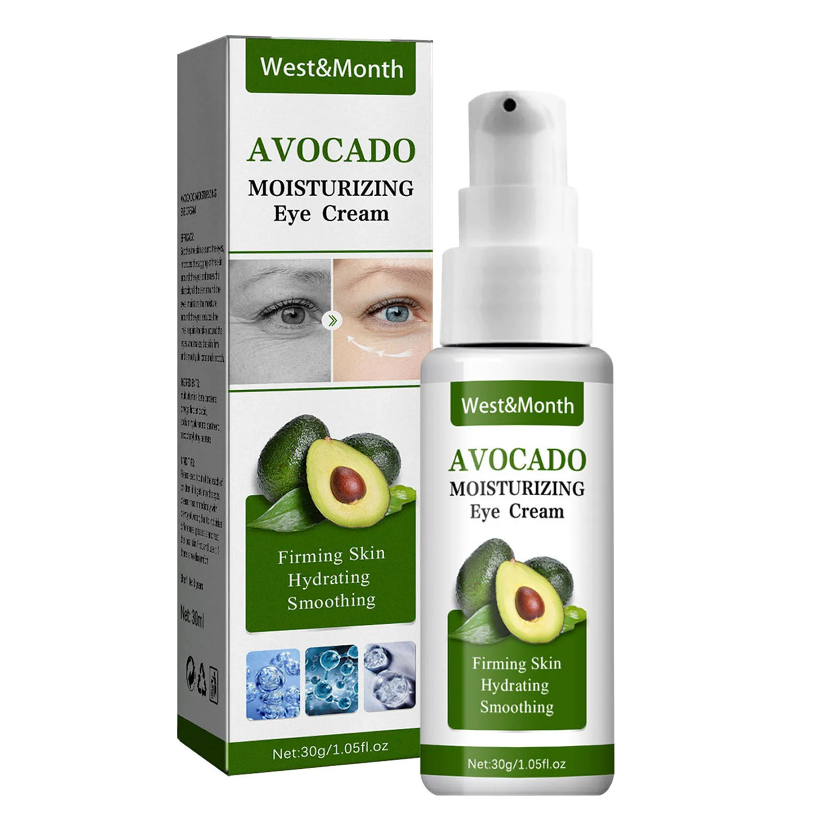 

Avocado Moisturizing Eye Cream Moisturizing Eye Cream For Men Women Visibly Reduces Fine Lines Puffiness And Dark Circles