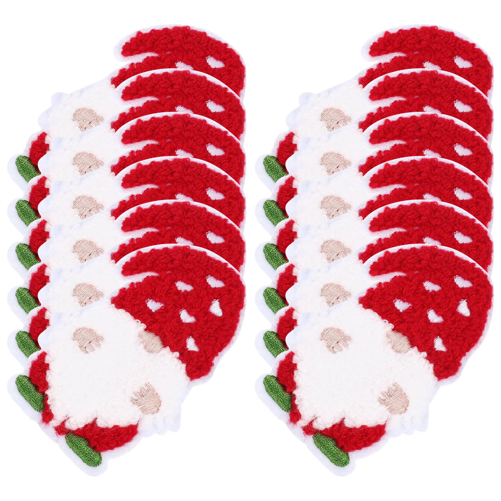 

Patches Christmas Hat Iron Clothes Applique Craft Cartoon Sew Coat Santa Embroidery Sewing Decorative Themed Clothing Shirt