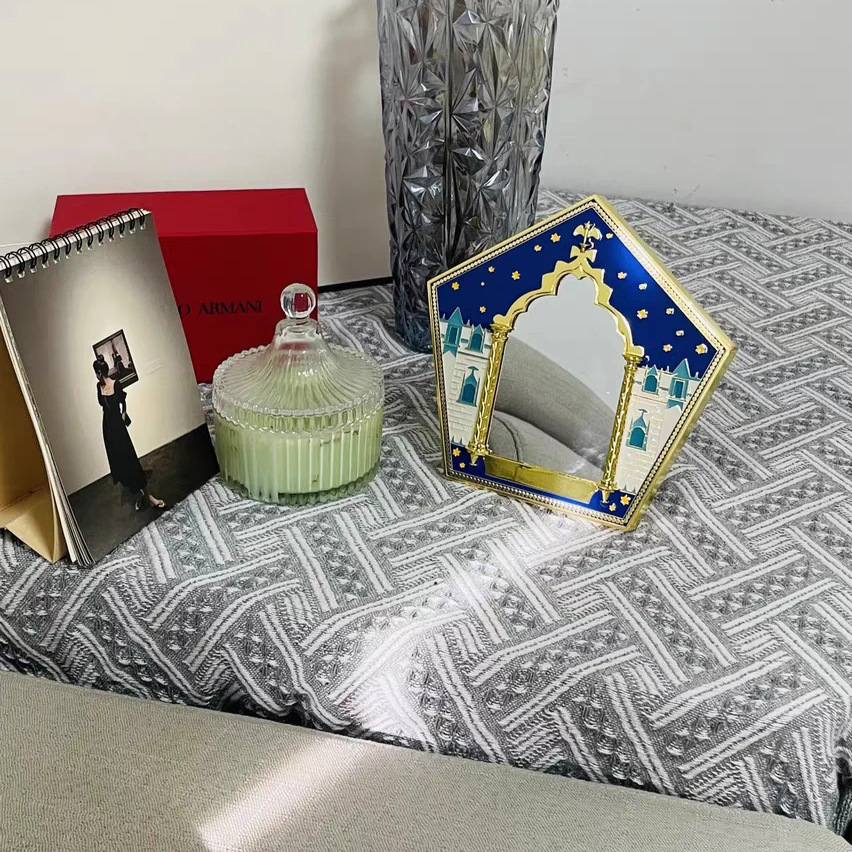 Аниме периферийные настольные зеркала для макияжа с мультяшной шоколадной