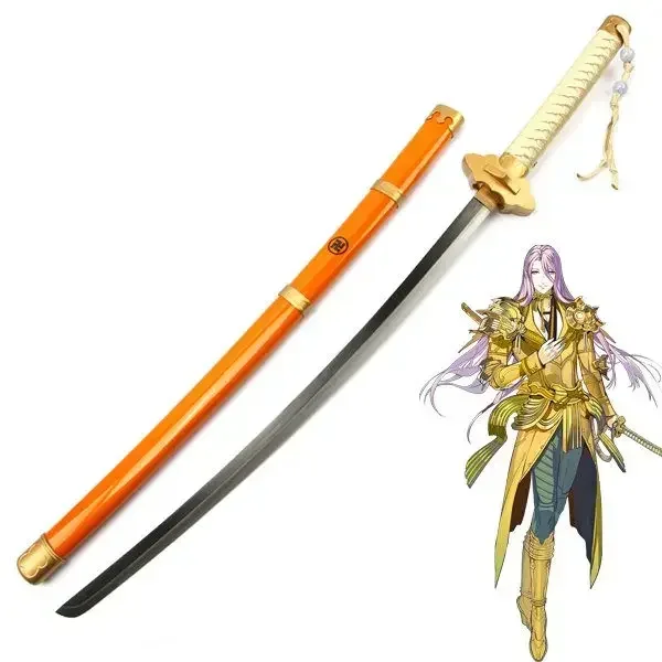 [Забавный] 104 см косплей Touken Ranbu Online Hachisukakotetsu Katana оружие деревянный японский