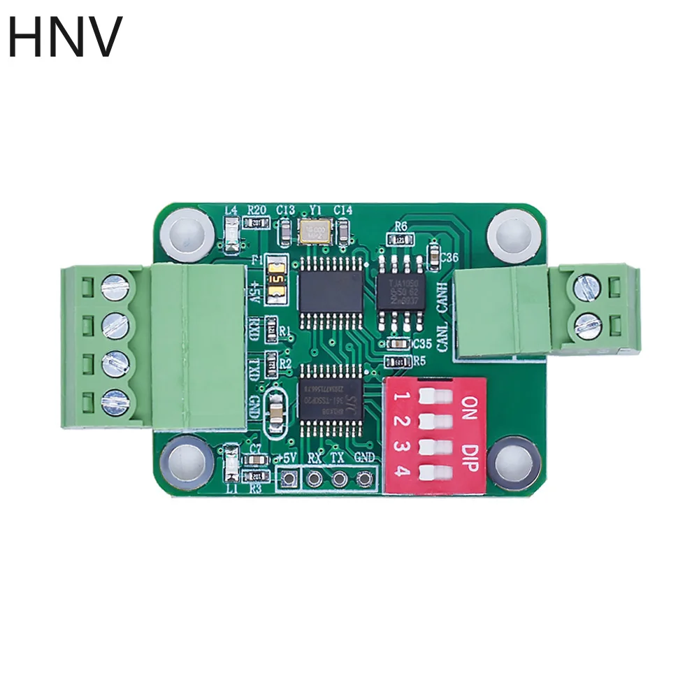 

TTL serial port to CAN bus module TTL to RS232 module Serial port to CAN transparent transmission communication data module