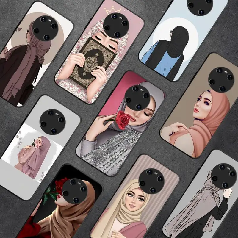 

Woman In Hijab Phone Case For Huawei Y9 6 7 5 Prime Enjoy 7s 7 8 plus 7a 9e 9plus 8E Lite Psmart Shell