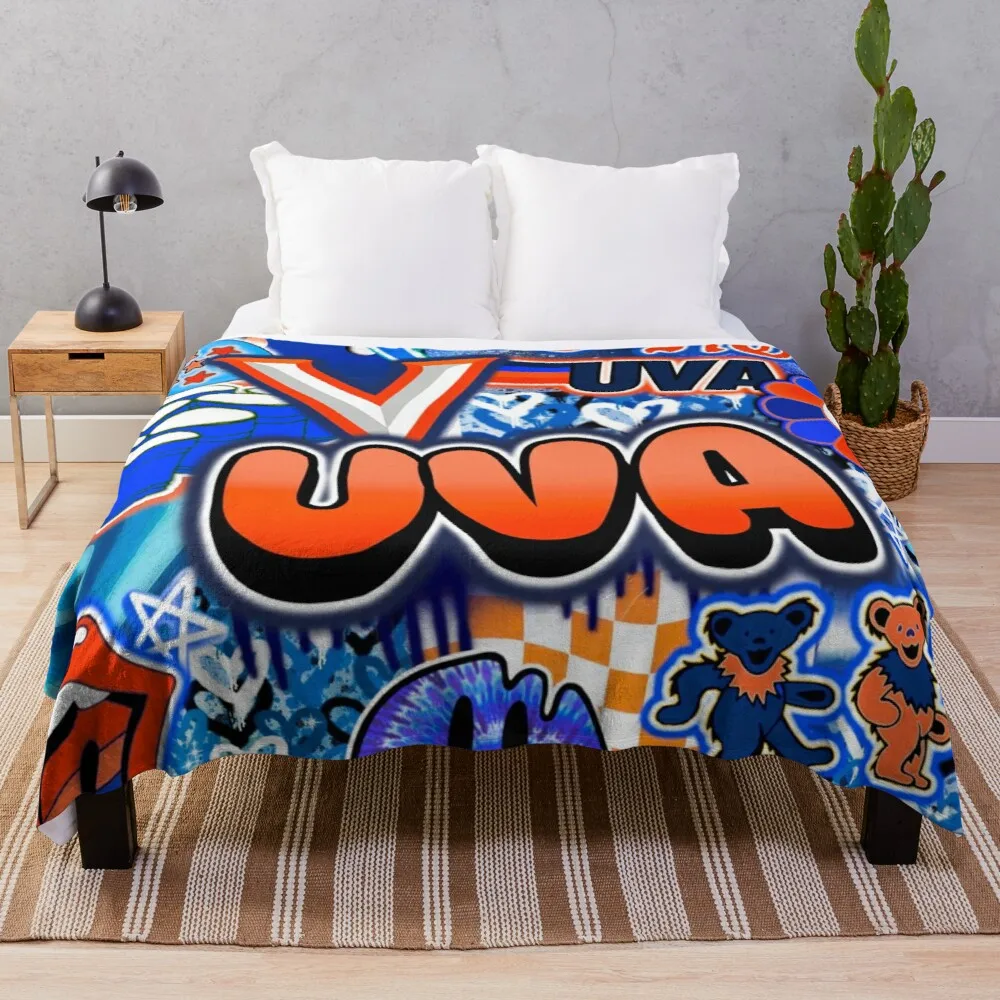 

U V A 2 . 0 Throw Blanket Soft Big Blanket Designer Blankets