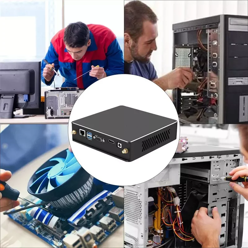 G45 Мини ПК компьютер Windows 10 Core I5 настольный 3470/8G/128G Высокое разрешение Прочный