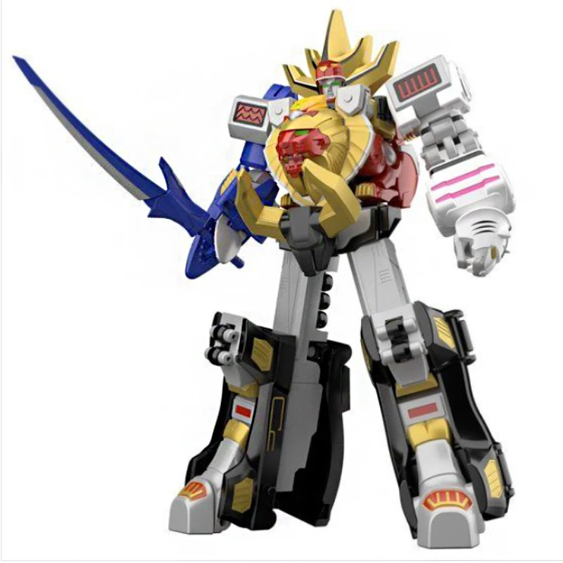 

Bandai SMP PB Limited Genuine Hyakujuu Sentai Gaoranger Anime Action Figure Collectible Model Combination Toy Gift For Children