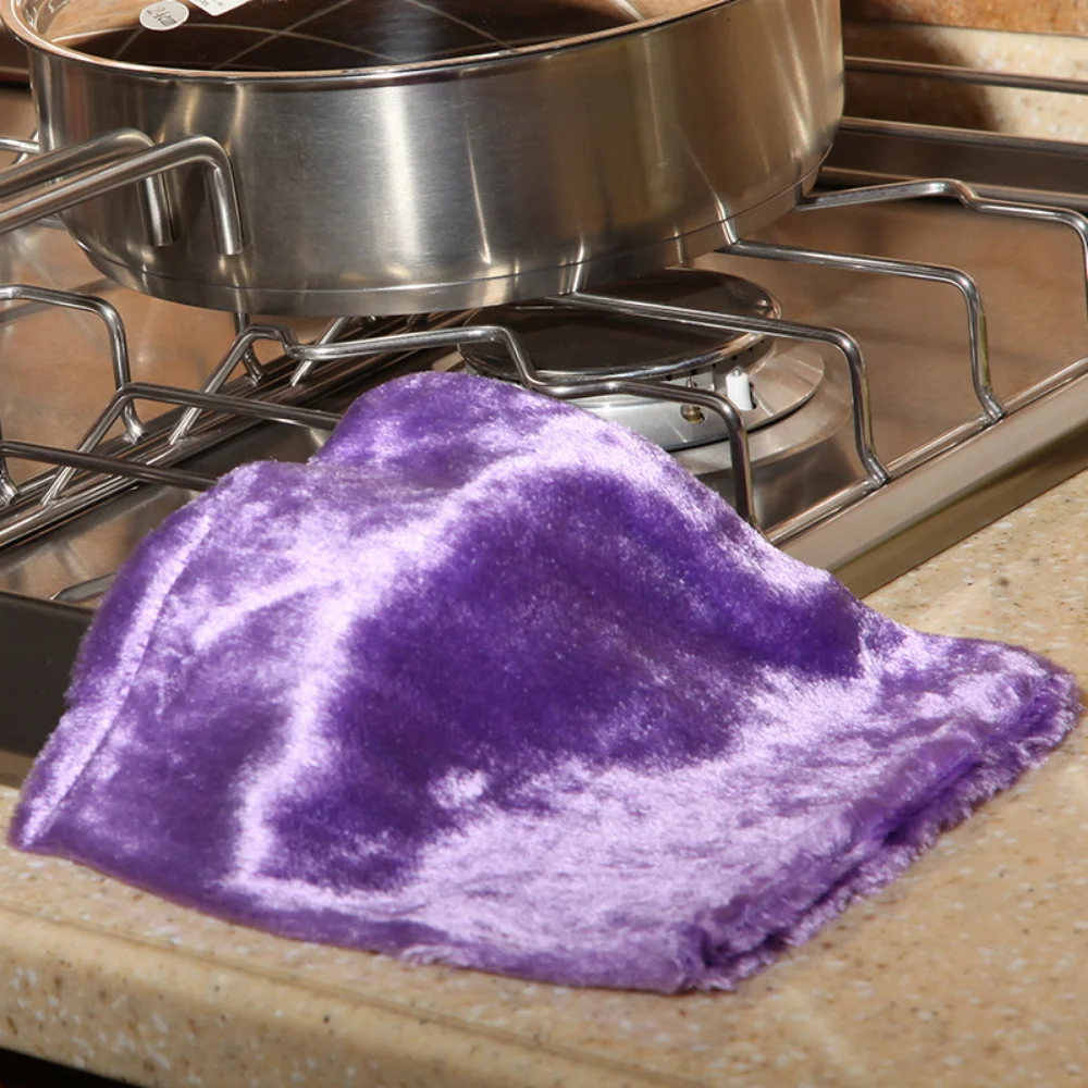 

1Pc Anti-grease Dish Cloth Bamboo Fiber Washing Towel Soft Scouring Pad Tableware Household Kitchen Cleaning Gadgets