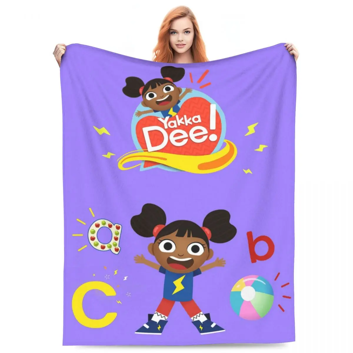 Одеяло Yakka Dee микрофлисовое одеяло четыре размеры теплое ретро подходит для