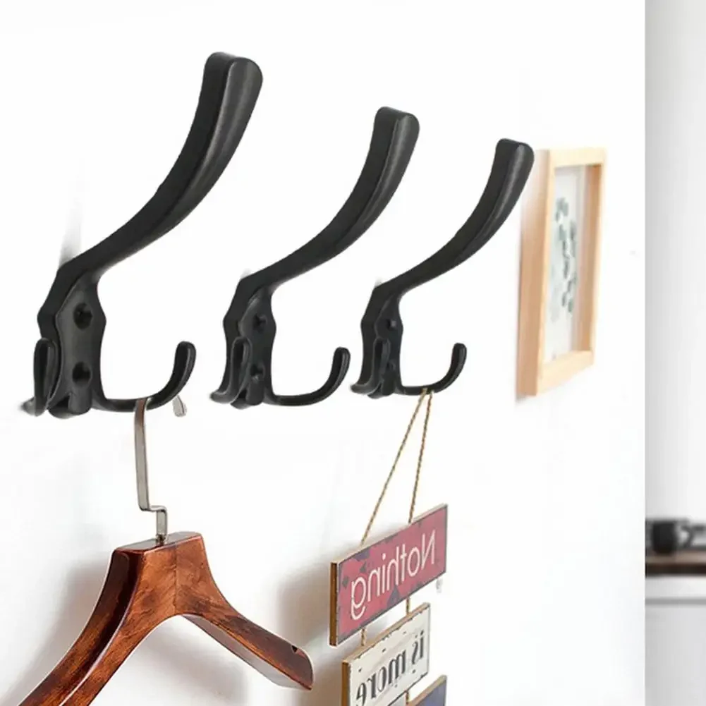 Крючки Настенные Mounte Крючок из цинкового сплава Шкаф для ванной комнаты Шкафы Настенные вешалки Крючки Настенная вешалка для одежды Пальто Шляпа Орназатор для одежды