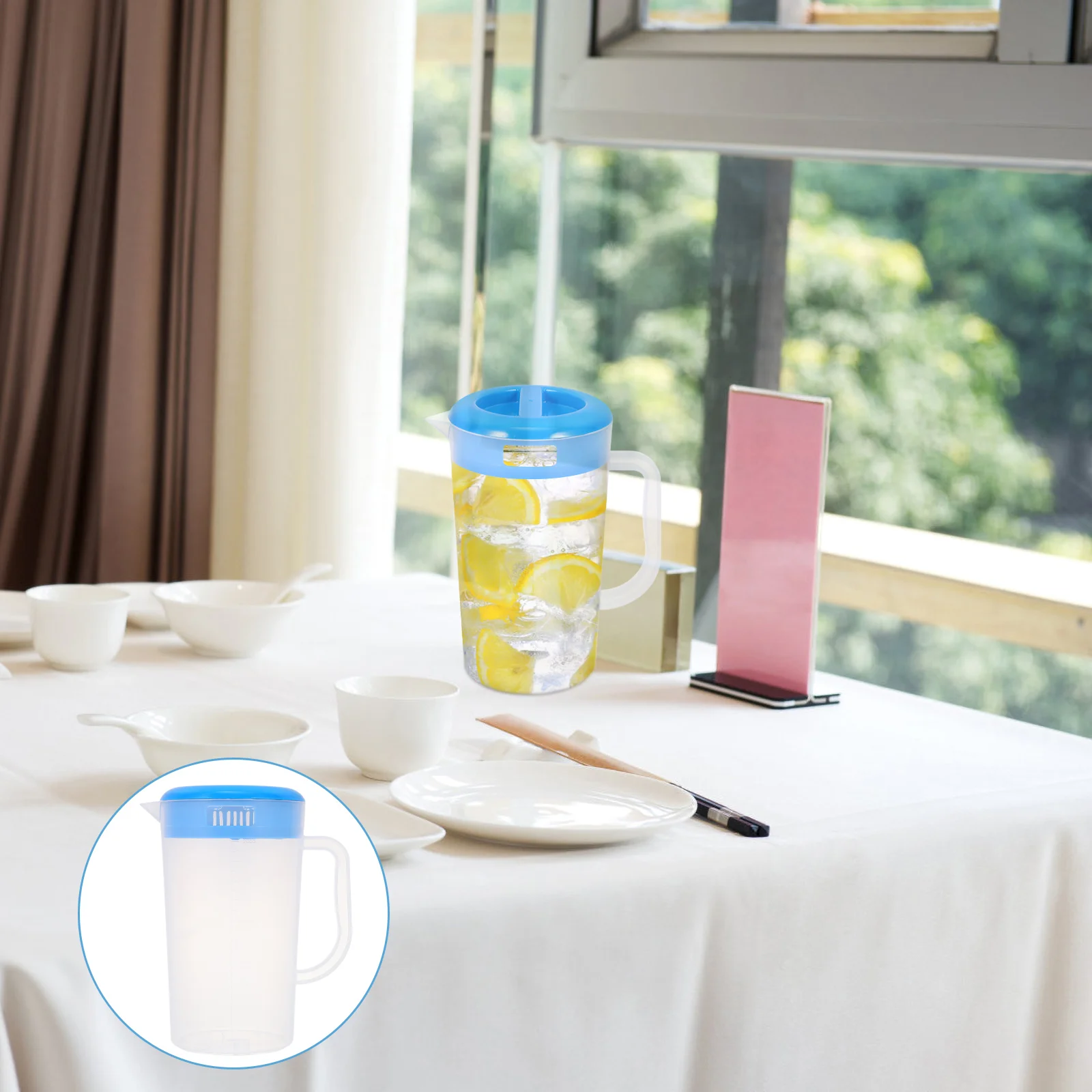 

Pitcher Water Teawithbeverage Pitchers Cold Jug Lid Lemonadefridge Stand Supplies Bottle Container Iced Jardrinkskettle Pot