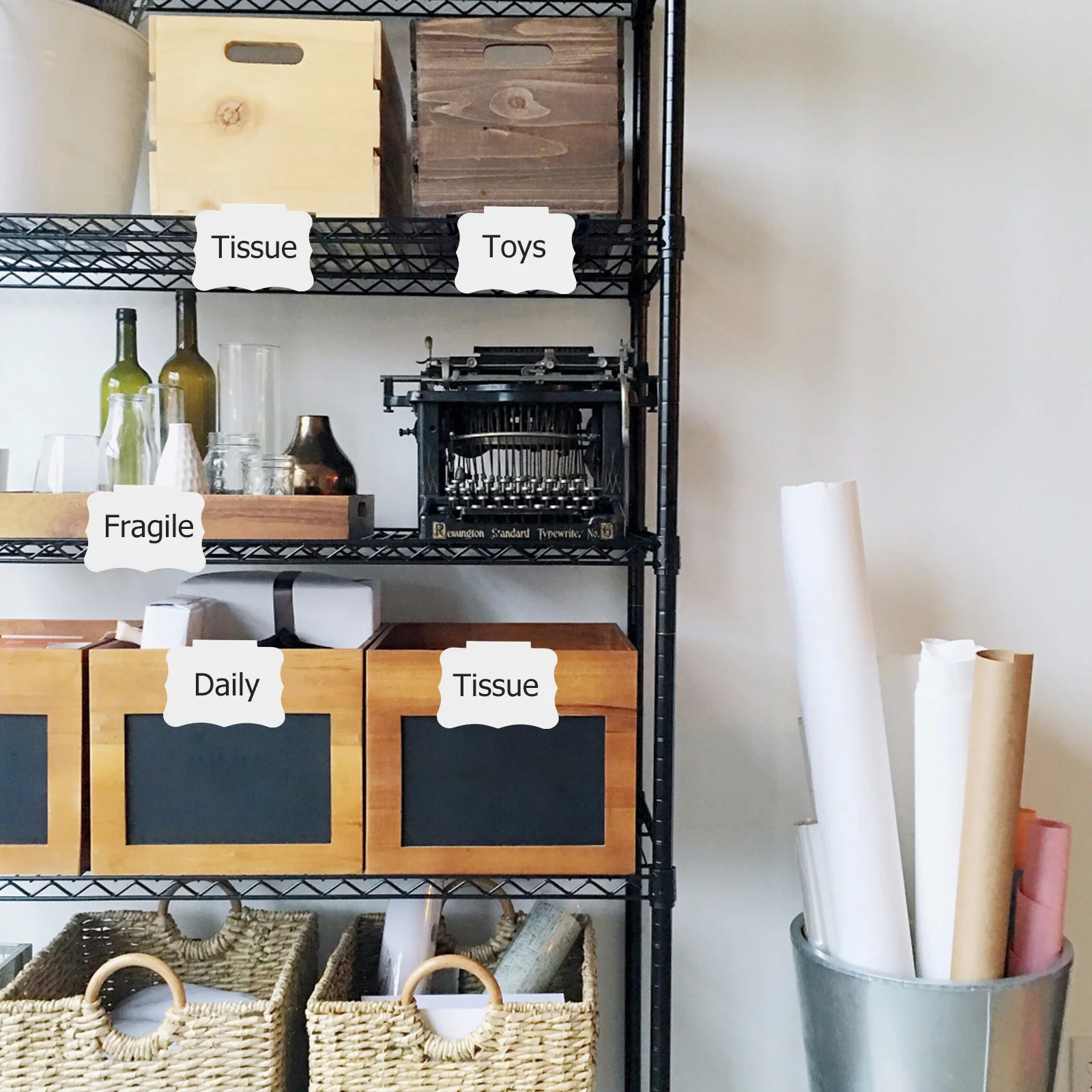 10 шт. подвесной держатель для этикеток съемные рекламные зажимы контейнеры