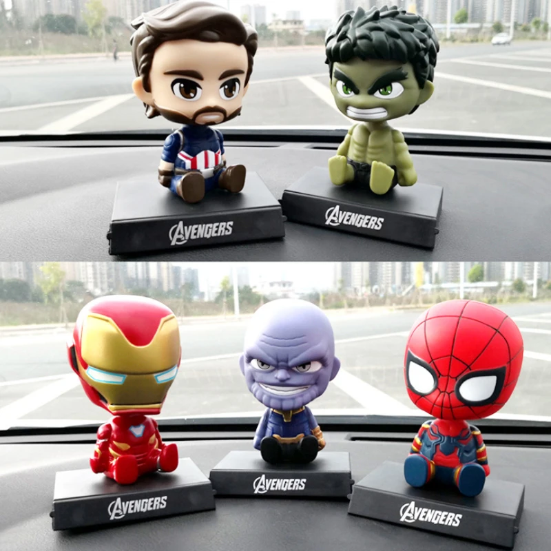 many style bat man figure shaking head doll office desktop car decoration bobble heads toys doll mobile phone bracket gifts free global shipping