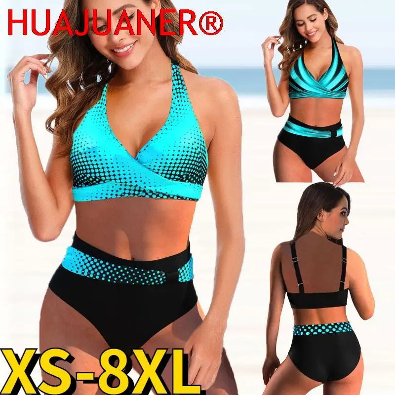 

Новинка лета 2023, женский летний купальник со средней талией, сексуальный женский купальник, пляжный комплект бикини из двух предметов с принтом, новый дизайн