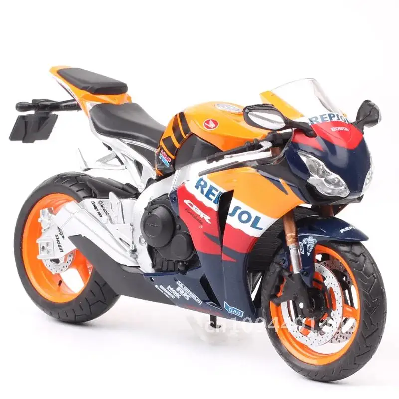 1/12 масштаб Honda CBR1000RR CBR Repsol Fireblade мотоцикл литой под давлением миниатюрные