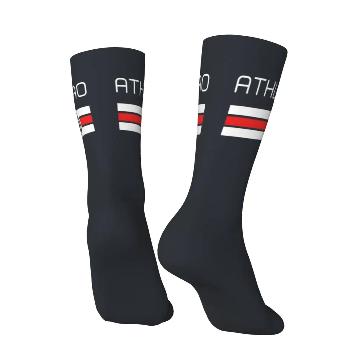 La Liga Athletics Bilbao Away Stockings Носки для пар Высококачественные повседневные носки