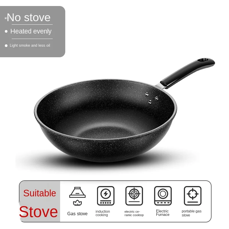 non stick pan frying pan iron pan multi-functional frying pan induction cooker pan domestic gas cooker