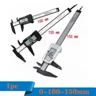 Электронный цифровой штангенциркуль, 150 мм, 100 мм, 1 шт.
