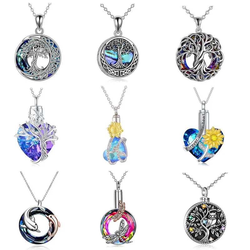 33 стиля Креативные украшения для кремации ювелирные изделия с деревом жизни