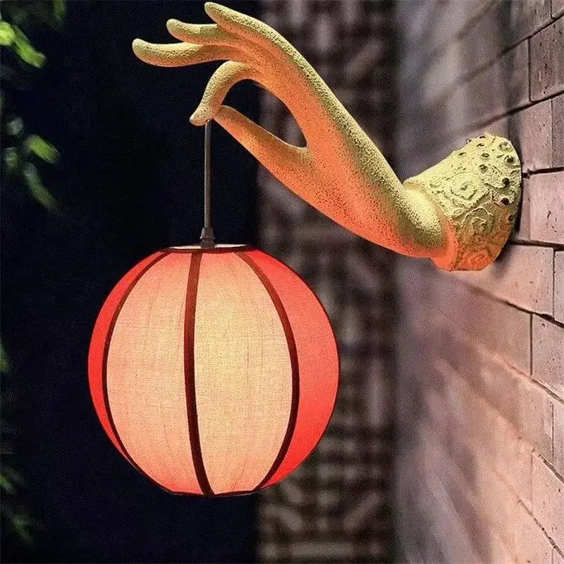 ABEL настенный светильник в китайском стиле художественный бергамот форме лотоса