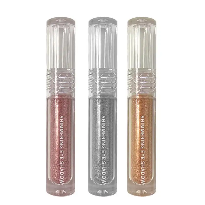 

6 Colors Shimmer Liquid Eyeshadow Glistening Long-lasting Liquid Eye Shadow Makeup Brightening Silkworm Beauty Cosmetics TSLM1