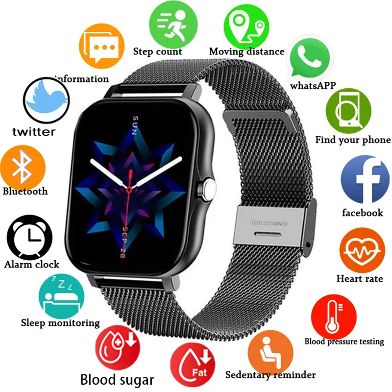 

Y13 Men's And Women's Smart Watches, Smart Watches, Electric Clock, Fitness Monitors, Birthday Gifts, Android, IOS, Smart