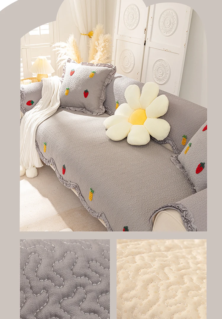 

2023 new sofa cushion all-season universal cotton ma1 anti-skid cushion simple modern garden cover_AN2656