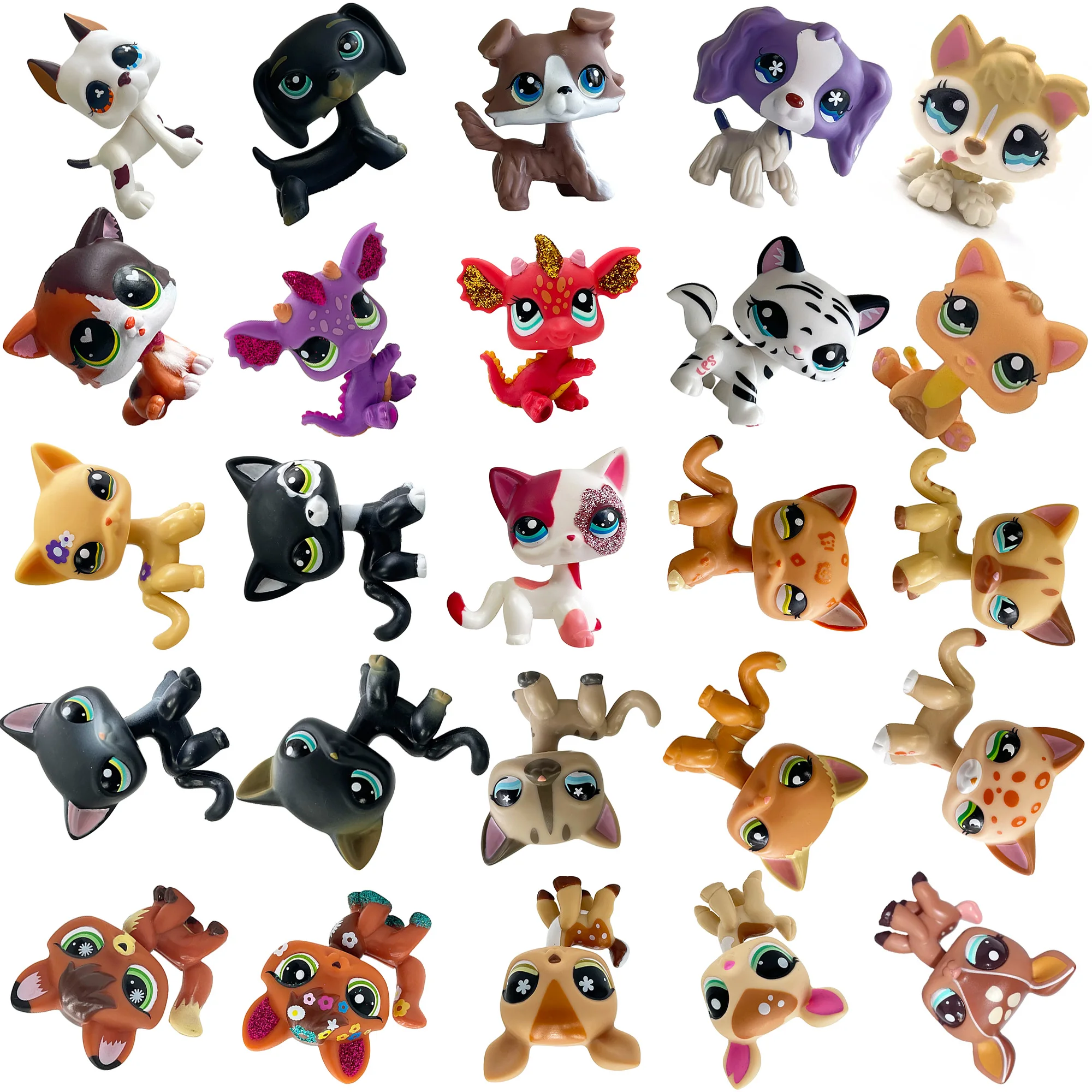 Lps Aliexpress Редкий Littlest Pet Shop lps игрушка-игрушка Подставки Короткие волосы ...