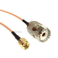 wireless modem cable rp sma male plug to uhf female jack rg316 wholesale fast ship 15cm 6inch new