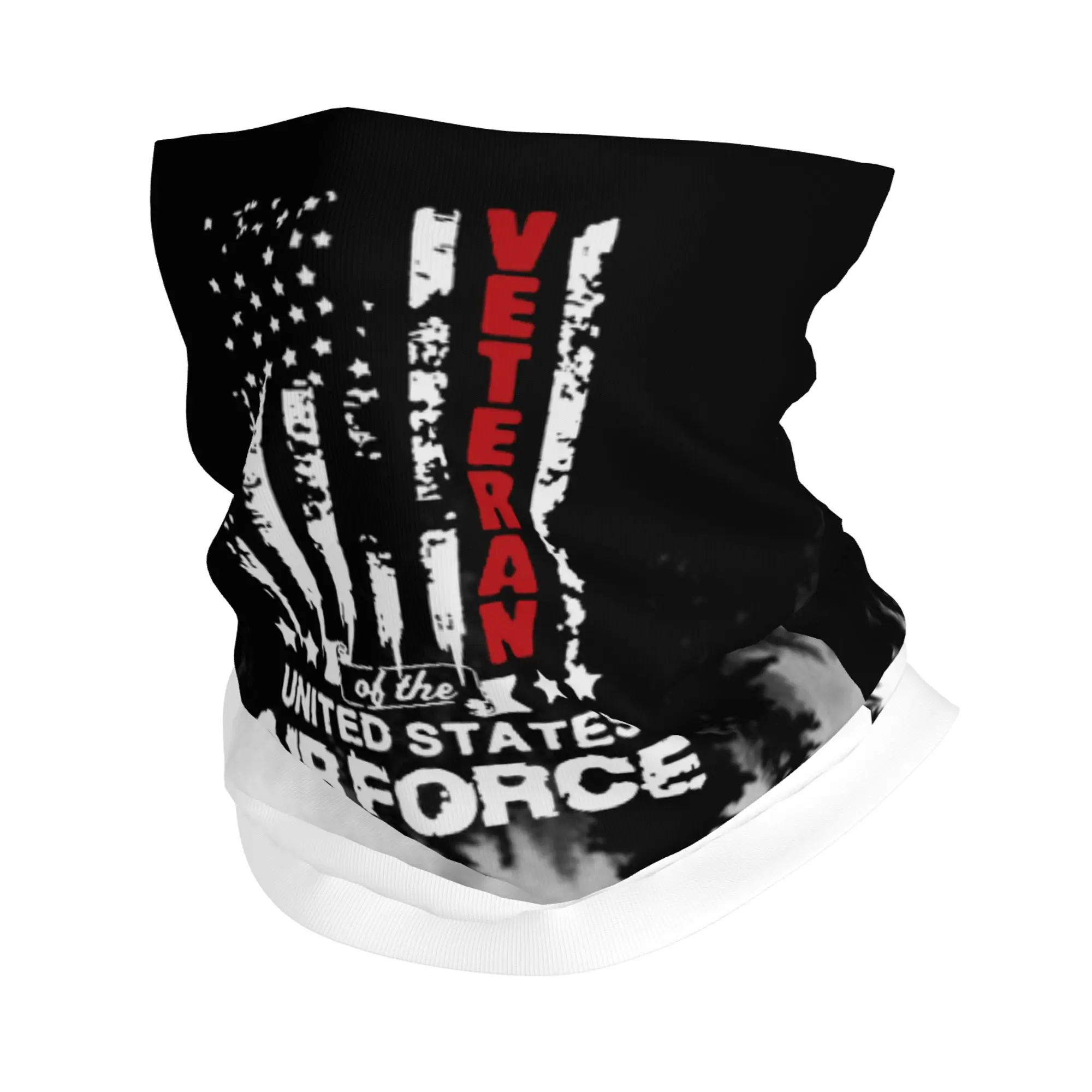 

U.S. Air Force Veterans Bandana Half Balaclava Headwear, Head Wrap Multifunctional Head Scarf For Outdoor Sport