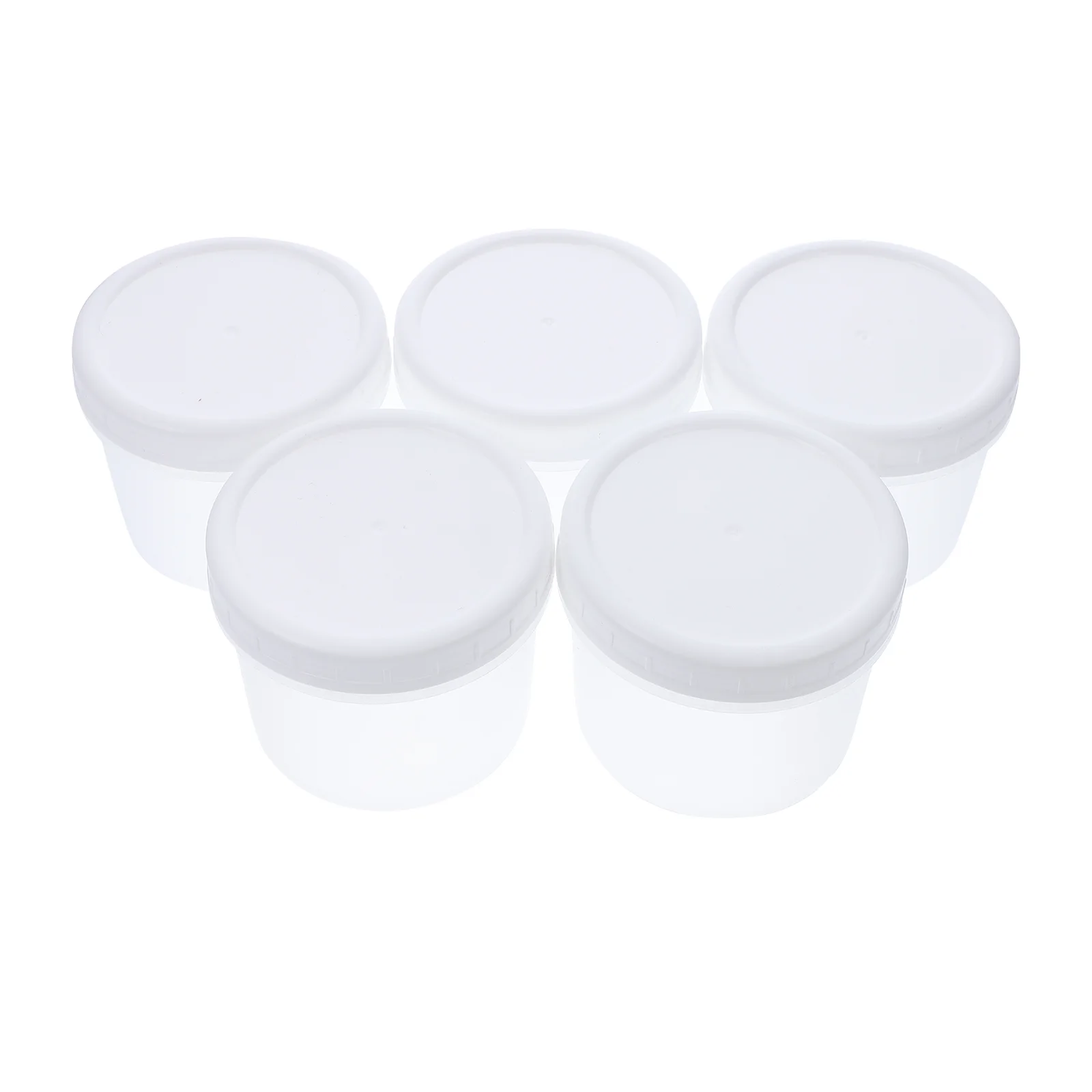 

Ice Containers Cream Freezer Storage Tubs Dessert Box Fruit Casewith Lids Sorbet Bucket Container Cups Cartonmini Homemade Cake