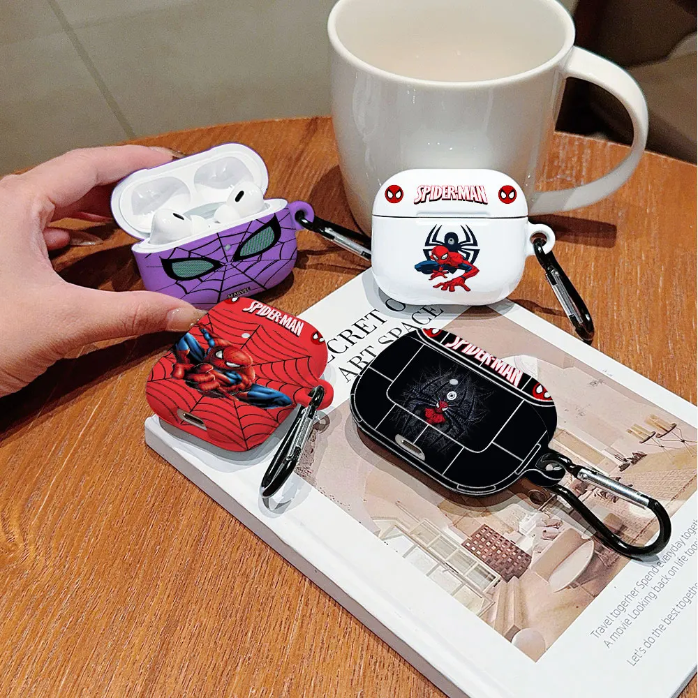 Противоударный защитный глянцевый чехол для наушников Marvels Spider-Mans HD