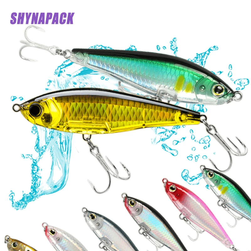 

Sinking Gravity Pencil Heavy Stick Fishing Lure 70MM 7.8G Saltwater Lipless Minnow Wobbler Hard Plastic Bait For Fishing