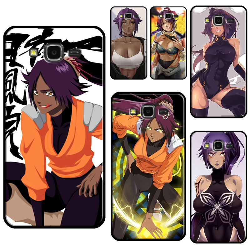 Yoruichi Shihoin отбеливающий аниме чехол для Samsung Galaxy J1 J3 J5 J7 2016 A3 A5 2017 A8 A6 J4 J6 Plus A7 A9 J8 2018 чехол