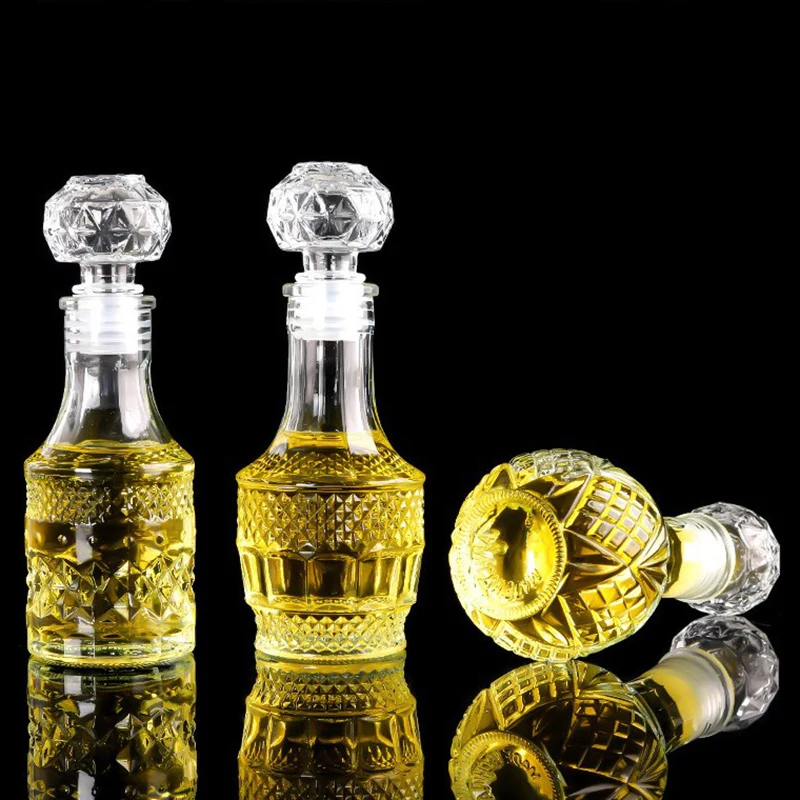 1 шт. прозрачная бутылка для виски 50 мл