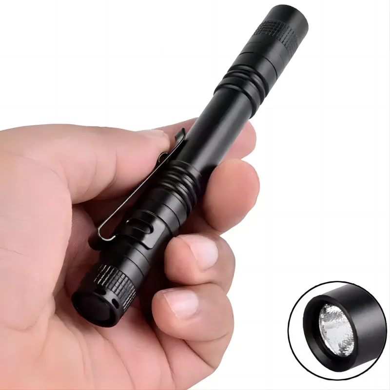 Mini handy Pocket Lamp Portable Pen Light LED Flashlight with clip Work Light lanterna Powerful Torches Lamp Medical Nursing
