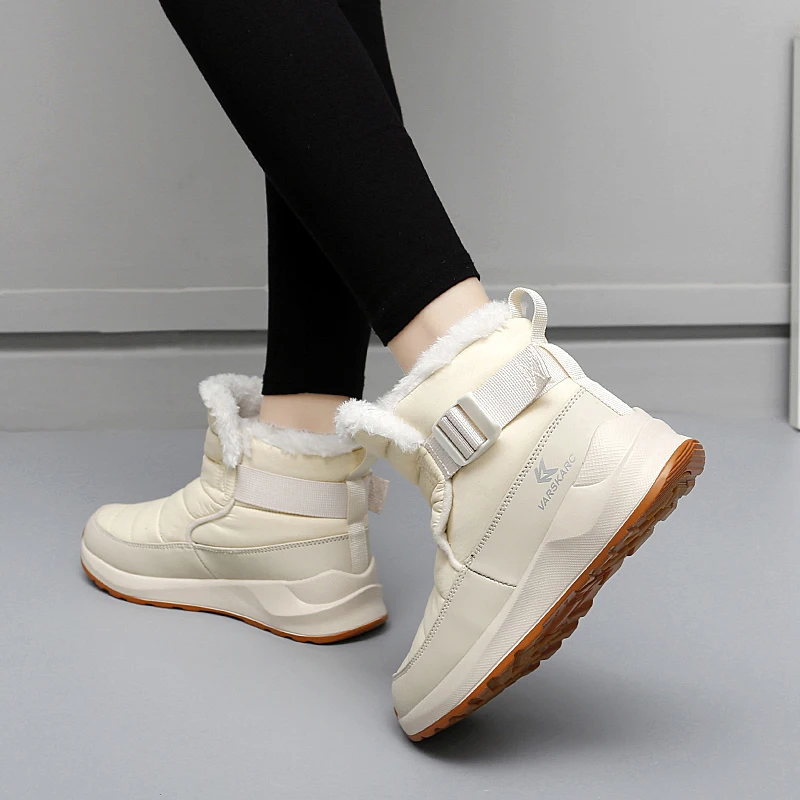 Winter Women Boots Lightweight Walking Shoes for Women Plus Velvet Outdoor Snow Shoe Increasing Height Botas De Nieve