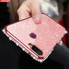 Чехол для Samsung Galaxy A10, A20, A30, A40, A50, A70, A20e, J4, J6, A9, A8, A7 2018, S8, S9, S10 Plus, S10e, силиконовый с блестками