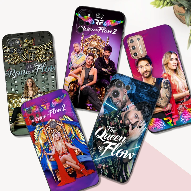 Черный чехол из ТПУ для Motorola Moto G31 G40 Fusion G41 G50 G51 edge30 G10 G20 G30 G100 5G G22 La-Reina-del-Flow queen of -