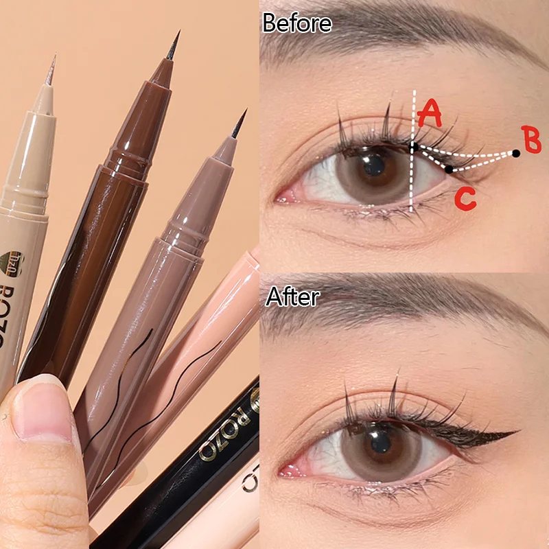 

Matte Liquid Eyeliner Pen Lower Lashes Lying Silkworm Waterproof Lasting Ultra-thin Quick Drying Eye Make-up Korean Cosmetics