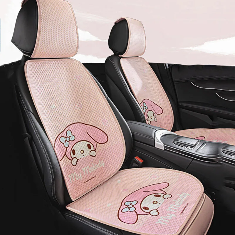 

Kawaii Sanrio Cinnamoroll My Melody Car Rear Cushion Cute Cartoon Breathable Comfortable Cushion Car Rear Protection Cushion