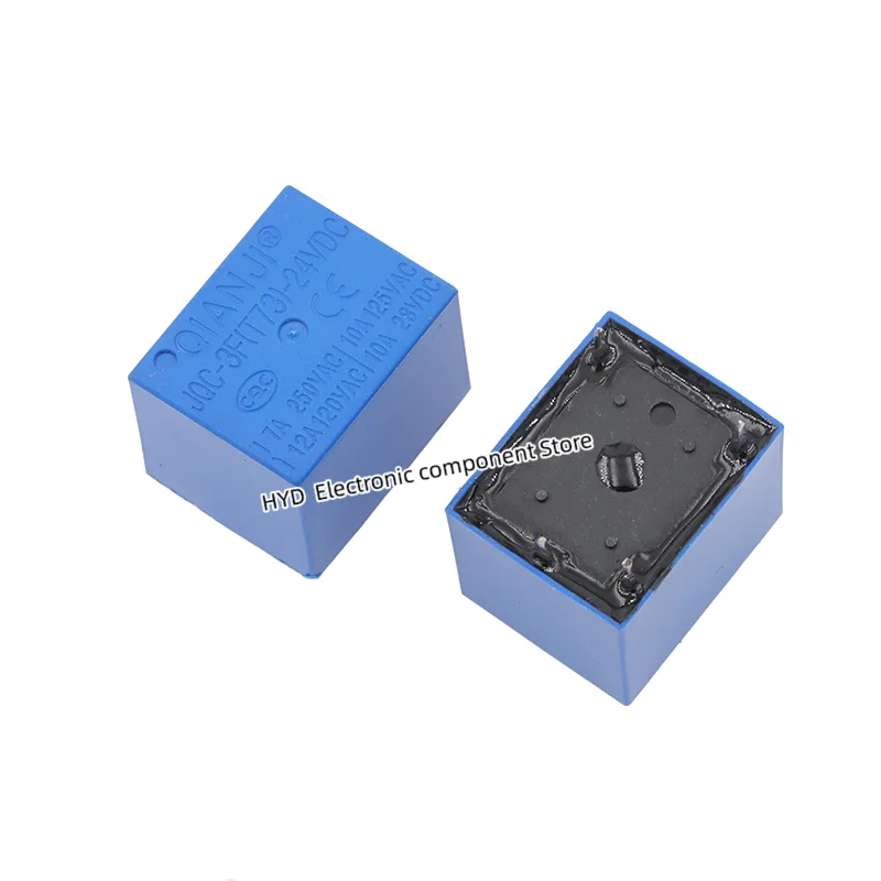 

2 шт. JQC-3F(T73)- 12 В DC T73-12V 5-контактное прямое реле мощности DC5/12 В