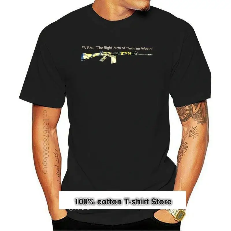 

Camiseta FN FAL a todo COLOR, el brazo derecho del mundo libre, 308 NATO, Rodesia