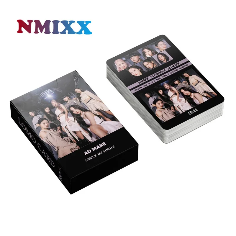 

Новинка, альбом NMIXX 55 шт./компл. Kpop, фотокарточки AD jule Lomo, фотокарточки NMIXX, лилия HAEWON Kpop, коллекционные подарки для фанатов девушек