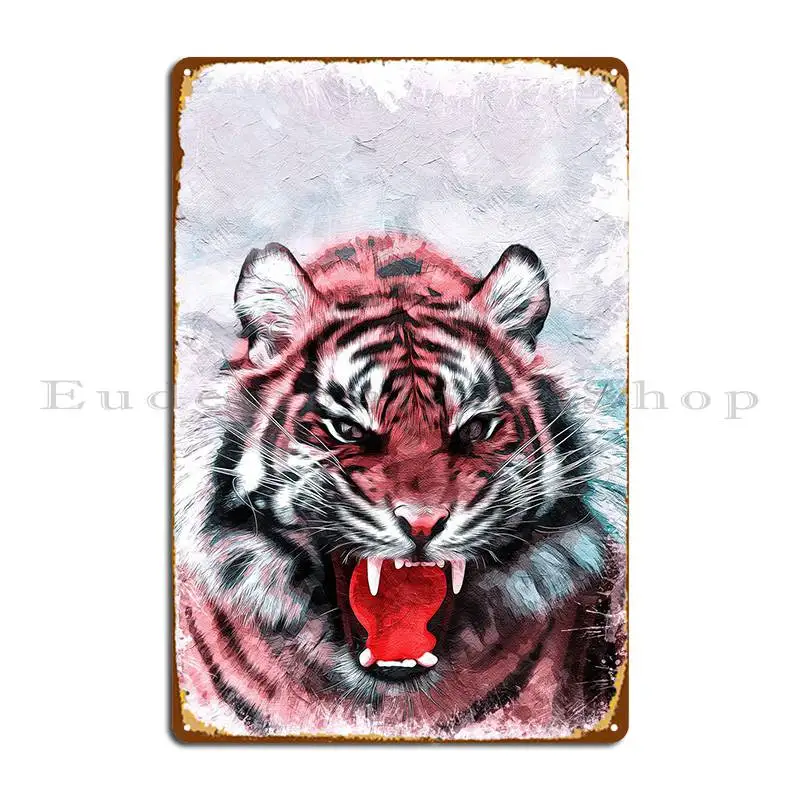 

Тигровый металлический фотографический плакат