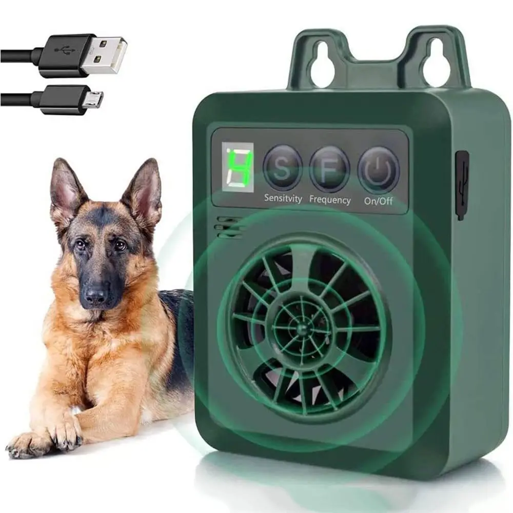 

Durable Stop Barking Outdoor Sonic Bark Deterrents Bark Box Dog Silencer Bark Control Ultrasonic Anti Barking Device