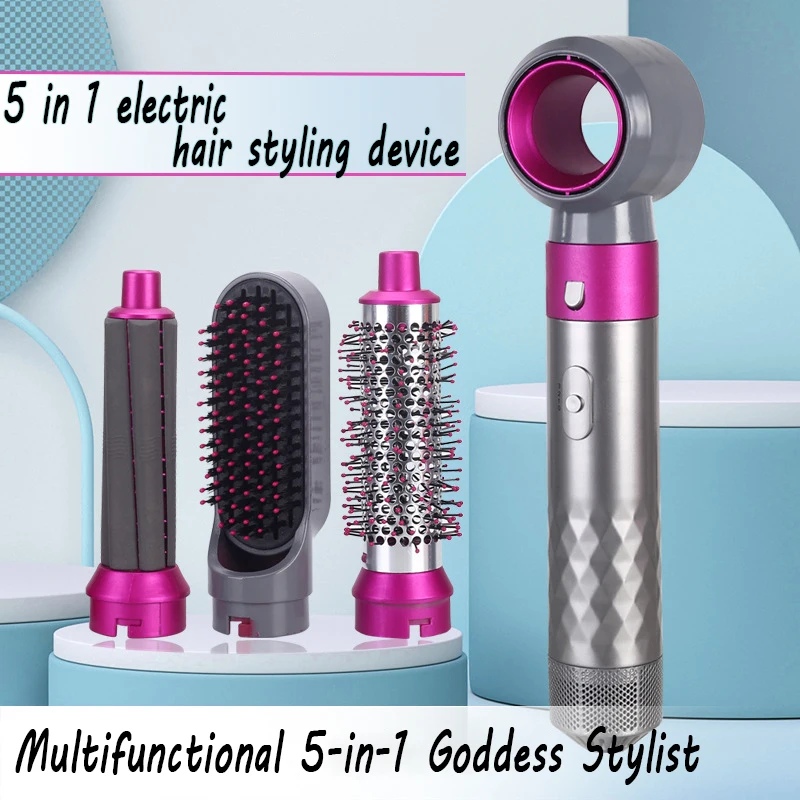 Домашний набор 5 в 1 фен для волос электрическая щетка с горячим воздухом фена
